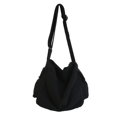Bolsa de Lona Cruzada Minimalista para Literatura y Arte - Image 14