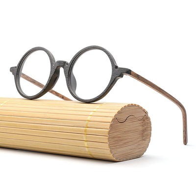 Gafas Retro Marco Madera - Diseño Vintage Artesanal - Image 3