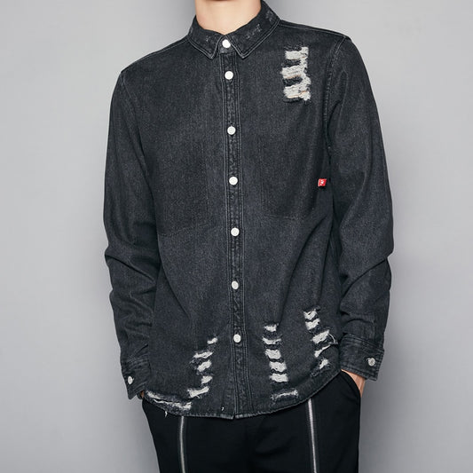Camisa Vaquera de Manga Larga para Hombre