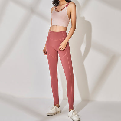 Pantalones Yoga Cintura Alta para Fitness y Danza - Image 16