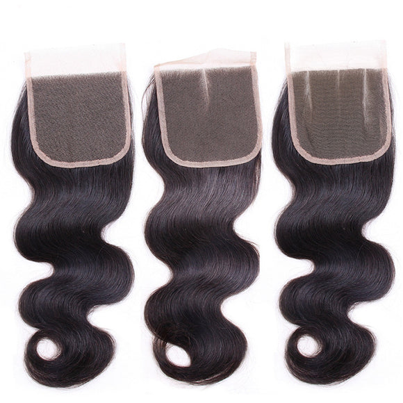 Cierre de Encaje 4x4 Onda Corporal Cabello Natural