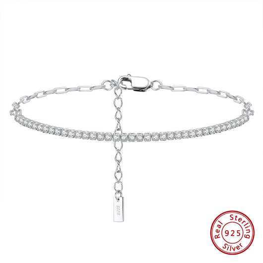 Pulsera de Plata Esterlina con Circones 4A - Elegancia y Temperamento - Image 3