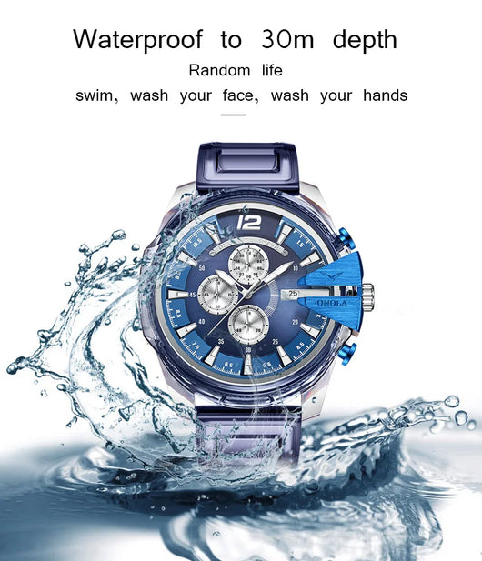 Reloj de Cuarzo Impermeable Unisex con Correa de Plástico - Image 18