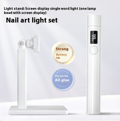 Soporte Giratorio Multifuncional para Manicura con Lámpara LED - Image 15