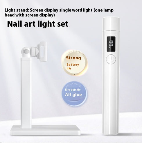 Soporte Giratorio Multifuncional para Manicura con Lámpara LED - Image 15