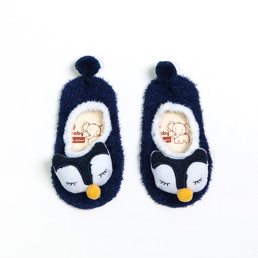 Calcetines Antideslizantes para Bebé Primavera-Otoño con Diseño de Plumas - Image 11