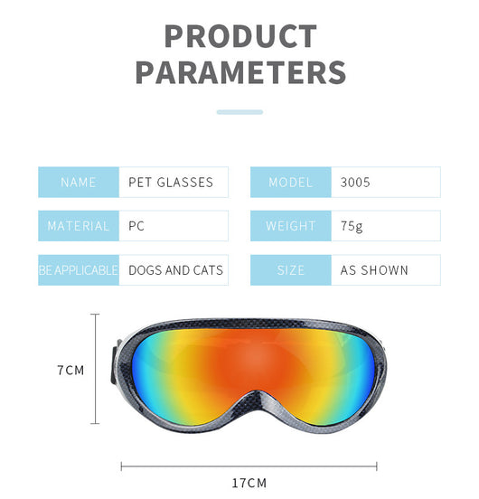 Gafas de Sol Protectoras para Mascotas - Diseño Resistente al Viento - Image 12