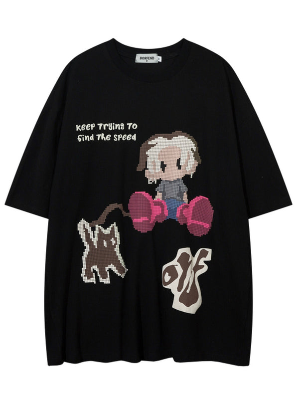 Playera Estampada con Personajes Animados Americanos - Image 2