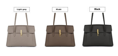 Bolso Tote de Gran Capacidad en Color Sólido para Mujer - Image 22