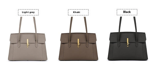 Bolso Tote de Gran Capacidad en Color Sólido para Mujer - Image 22