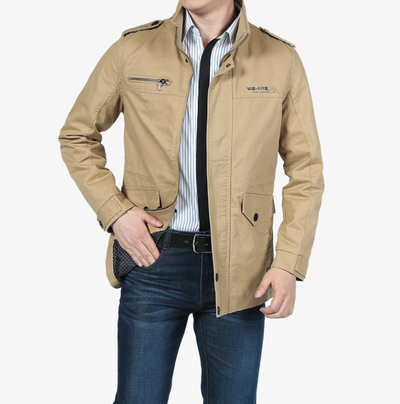 Chaqueta de Algodón Lavado para Hombre - Abrigo Casual Tallas Grandes Invierno - Image 3
