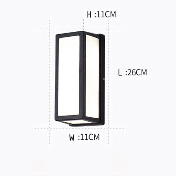 Lámpara de Pared Exterior Aluminio - Iluminación Frontal Villa - Image 3