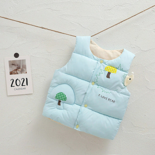 Chaleco Acolchado de Algodón para Niños - Mayoreo Ropa Infantil Unisex - Image 4