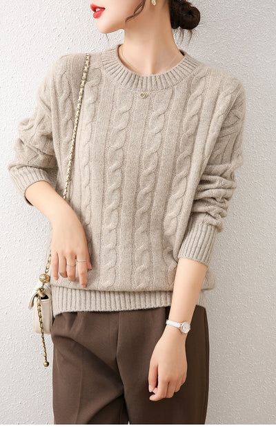 Suéter de Cachemira Holgado Oversized - Tejido Premium - Image 13