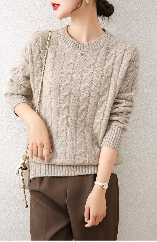 Suéter de Cachemira Holgado Oversized - Tejido Premium - Image 13