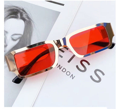 Gafas de Metal Cuadradas Pequeñas para Hombre - Estilo Importación - Image 18
