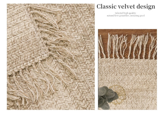 Alfombra de Lana Natural Blanco Leche - Diseño Moderno Minimalista para Sala y Dormitorio - Image 23