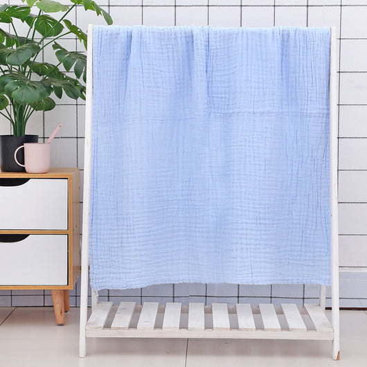Toalla de Baño para Bebé con Acolchado Seersucker de Seis Capas - Image 36