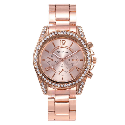 Reloj de Dama con Diamantes en Esfera de Aleación de Cuarzo - Image 8