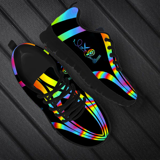 Zapatos Planos para Caminar con Cordones y Diseño de Encaje Transpirable para Mujer - Image 7