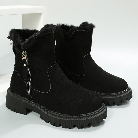 Botas de Invierno Impermeables Mujer - Gamuza Sintética con Suela Antideslizante - Image 27