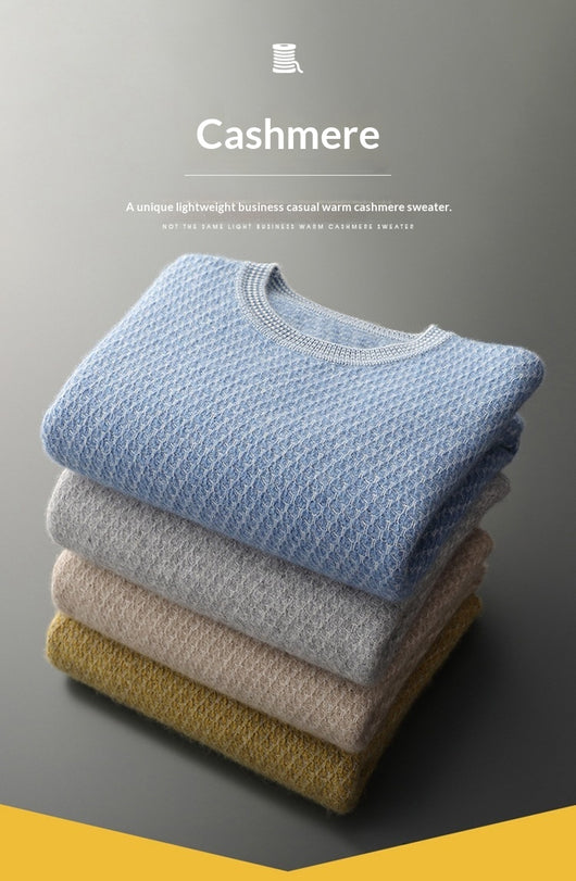 Suéter Ejecutivo de Cuello Redondo para Otoño e Invierno - Image 16