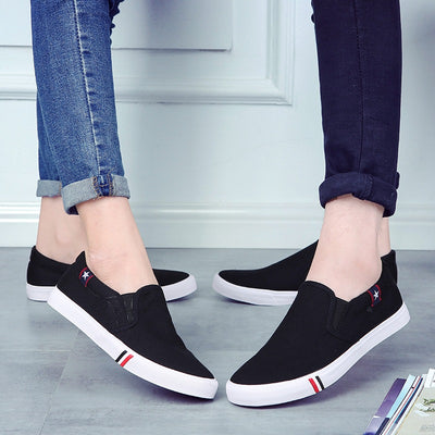 Zapatos de Lona Casual para Hombre - Estilo Coreano Vulcanizados Blancos - Image 4