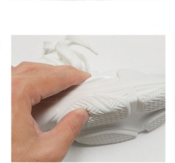 Zapatillas Blancas Deportivas con Malla Transpirable