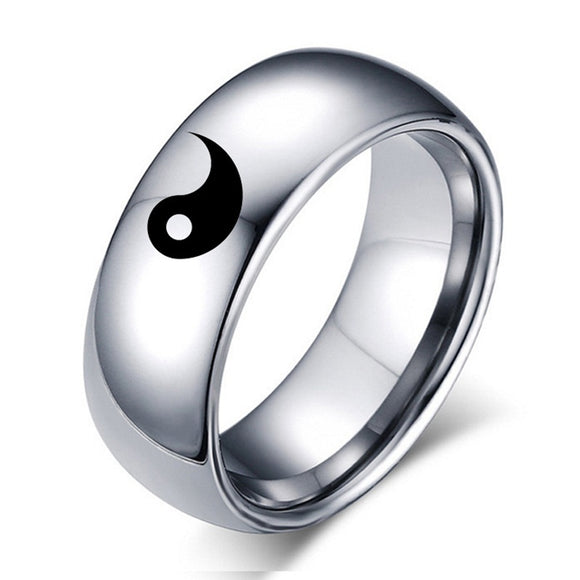 Anillo de Pareja Yin Yang - Símbolo de Armonía y Equilibrio