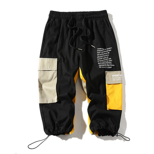 Pantalones Cargo Blancos Acortados con Múltiples Bolsillos - Image 11