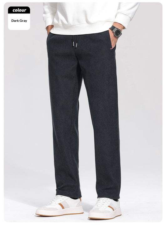 Pantalones Casuales Slim Fit Forrados en Fleece - Versátiles y Modernos - Image 12