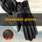 Guantes de Cuero Genuino Unisex con Forro Polar para Otoño e Invierno