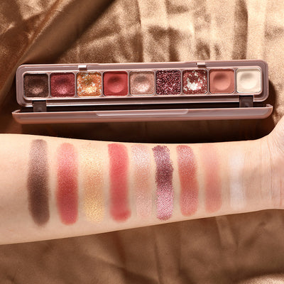 Paleta de Sombras Nine-Color para Ojos con Aplicador de Punta - Image 3