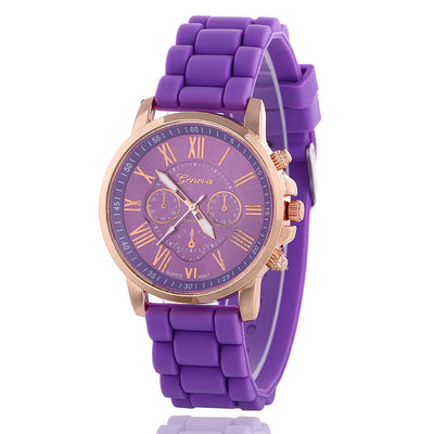 Reloj Geneva de Moda con Diamante para Estudiantes - Tres Ojos - Image 13