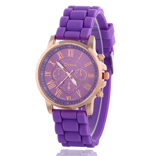 Reloj Geneva de Moda con Diamante para Estudiantes - Tres Ojos - Image 13