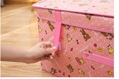 Caja de Almacenamiento Plegable de Tela - Organizador Versátil para Ropa y Juguetes - Image 19