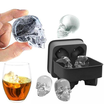 Molde de Hielo 3D Calavera de Silicona - Multiusos para Postres, Velas y Chocolate - Image 6
