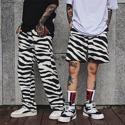 Shorts Hip-Hop Vintage Cebra