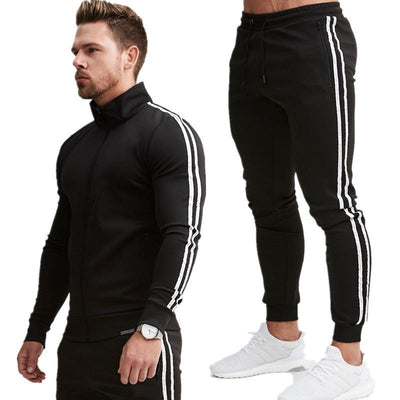 Conjunto Deportivo de Dos Piezas con Rayas Europeas y Americanas - Image 13