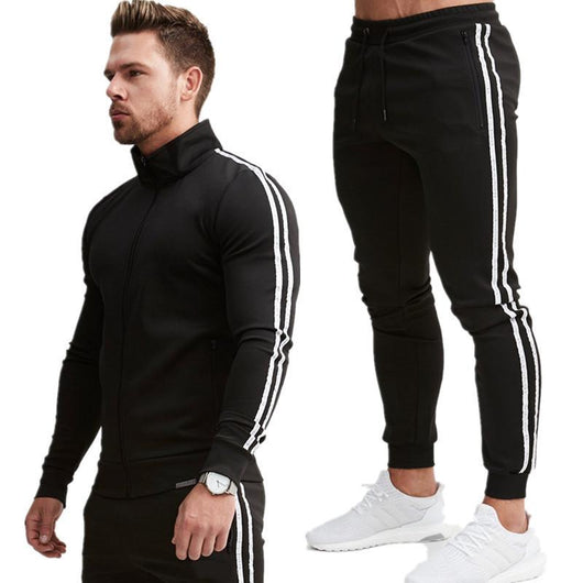 Conjunto Deportivo de Dos Piezas con Rayas Europeas y Americanas - Image 13