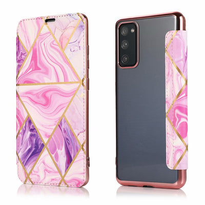 Funda de Cuero con Estampado Mármol para Samsung S20, S21, S20FE, Note20 y A51 - Image 4