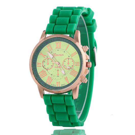 Reloj Geneva de Moda con Diamante para Estudiantes - Tres Ojos - Image 6