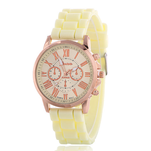 Reloj Geneva de Moda con Diamante para Estudiantes - Tres Ojos - Image 11
