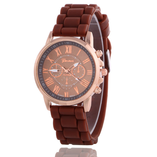 Reloj Geneva de Moda con Diamante para Estudiantes - Tres Ojos - Image 5