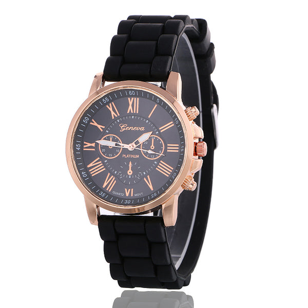 Reloj Geneva de Moda con Diamante para Estudiantes - Tres Ojos