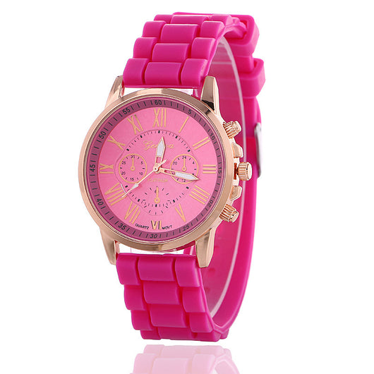 Reloj Geneva de Moda con Diamante para Estudiantes - Tres Ojos - Image 9