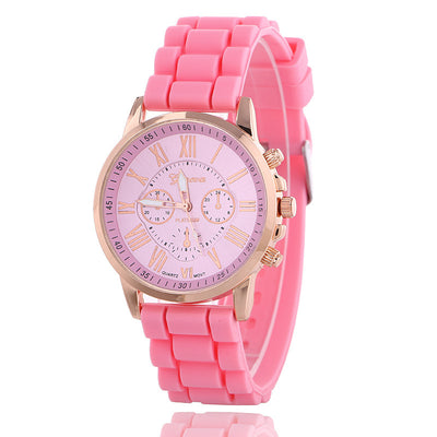 Reloj Geneva de Moda con Diamante para Estudiantes - Tres Ojos - Image 12
