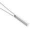 Lettering pendant Plateado