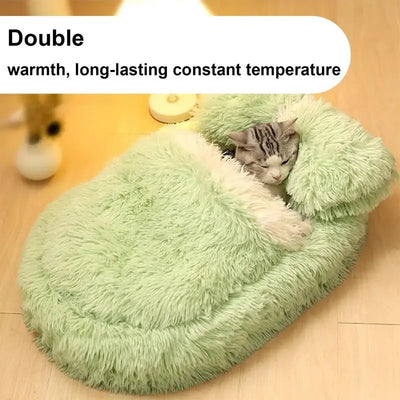 Cama Térmica Acogedora para Mascotas Pequeñas - Nido Antideslizante para Perros y Gatos - Image 4