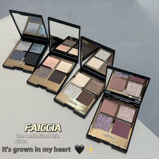 Paleta de Sombras Eyeshadow 4 Colores Tierra Ahumado Mate - Image 3